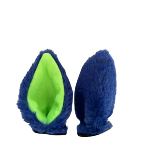 Krótkie uszy do kasku "oh my EARZ" - Granatowo-zielone