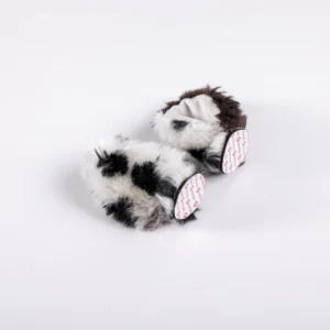 Krótkie uszy do kasku "oh my EARZ" - Krówka-czarne